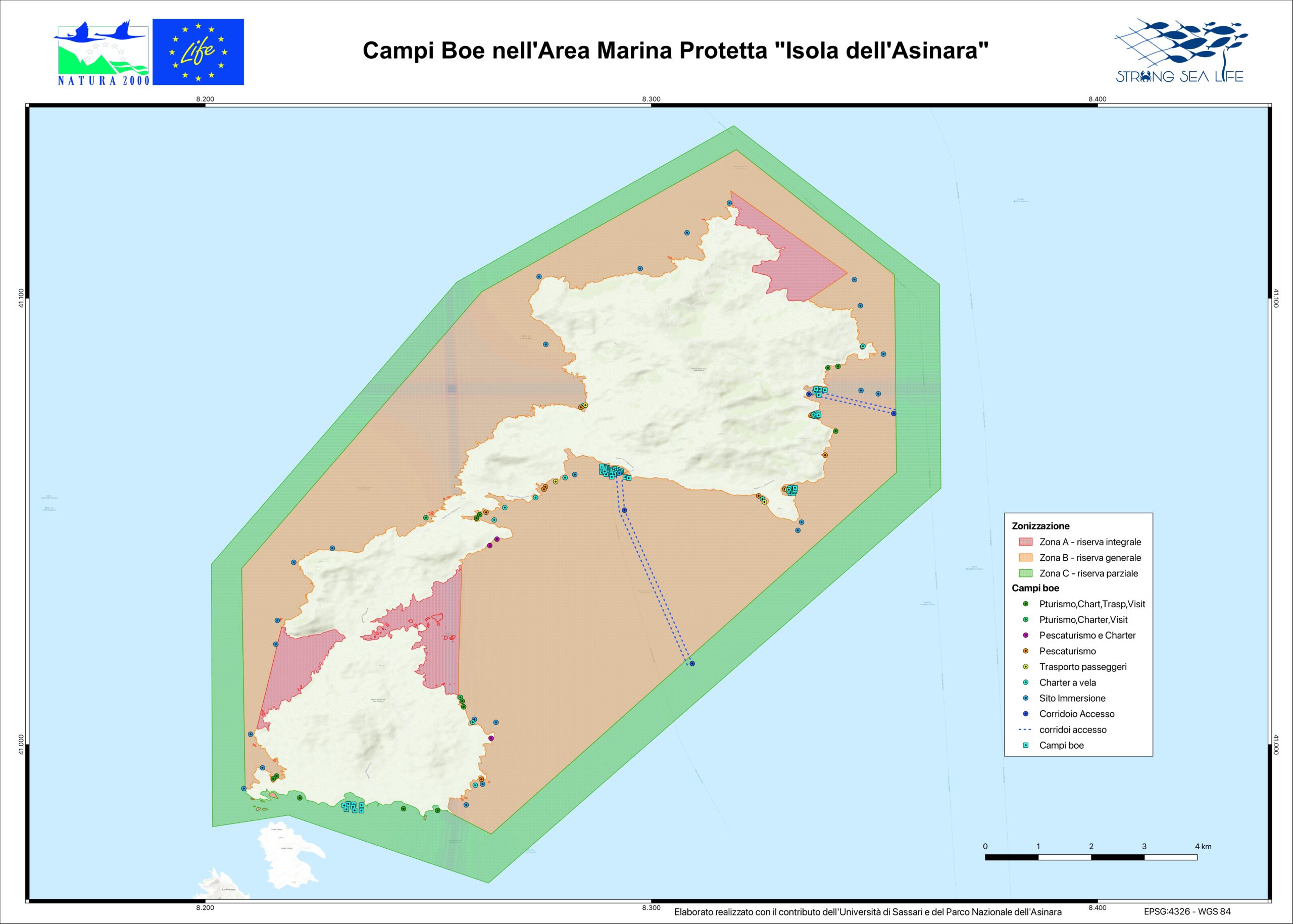 Campi Boe nell'Area Marina Protetta "Isola dell'Asinara"